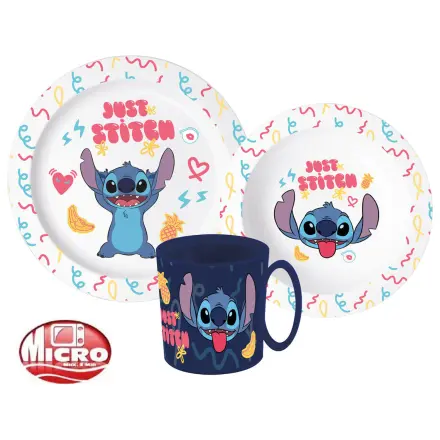 Disney Lilo and Stitch Palms dinnerware set, micro plastic set with 350 ml mug product photo