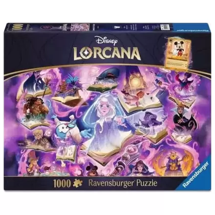 Disney Lorcana Jigsaw Puzzle Glimmers of the Realm: Amethyst (1000 pieces) product photo