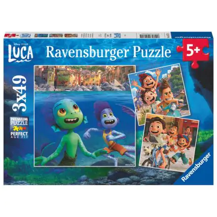 Disney Luca puzzle 3x49pcs product photo