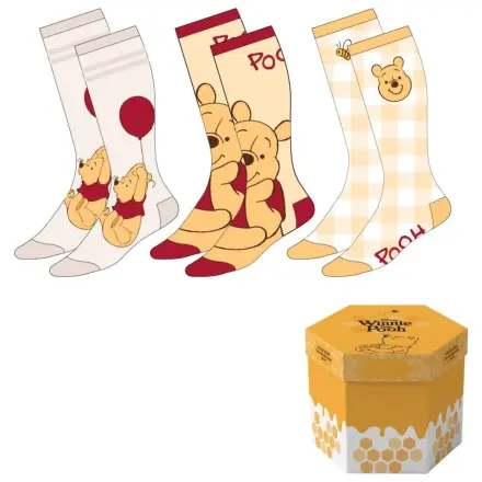 Disney Winnie the Pooh adult 3 socks set product photo