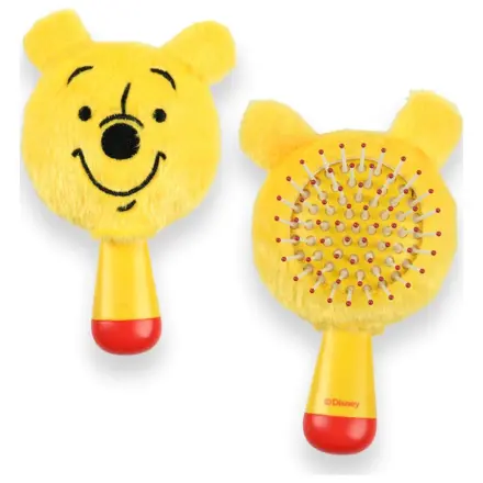 Disney Winnie the Pooh Yellow mini plush hairbrush, comb 13 cm product photo