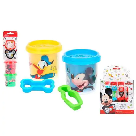 Disney Mickey pack 2 plasticine cans + moulds product photo