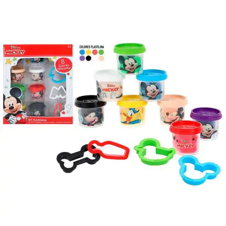 Disney Mickey pack of 8 plasticine cans product photo