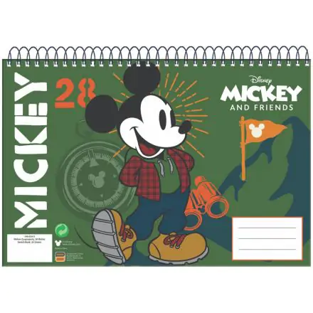 Disney Mickey A/4 Spiral Sketchbook 30 Sheets product photo