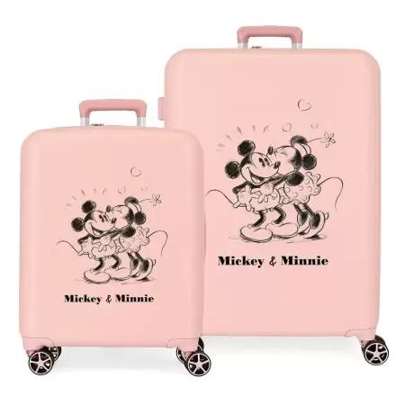 Disney Mickey & Minnie Kisses ABS pack 2 trolley suitcases termékfotója