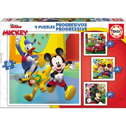 Disney Mickey and Friends progressive puzzle 12-16-20-25pcs termékfotója