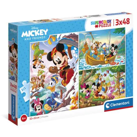 Disney Mickey and Friends puzzle 3x48pcs termékfotója
