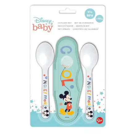 Disney Mickey Baby Travel Cutlery Set product photo