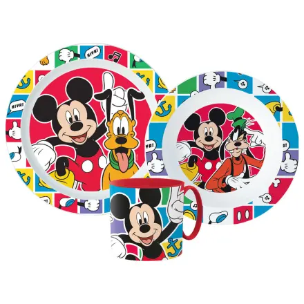 Disney Mickey Better Together Dinnerware Set, Micro Plastic Set with Mug 265 ml product photo