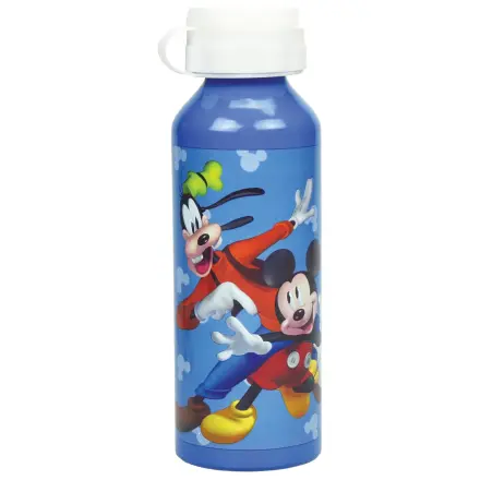 Disney Mickey Blue Aluminum Water Bottle with Drinking Lid 520 ml product photo