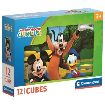 Disney Mickey Club House Mickey Cubes puzzle 12pcs product photo