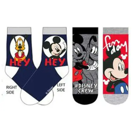 Disney Mickey Crew Kids' Socks 27/30 product photo