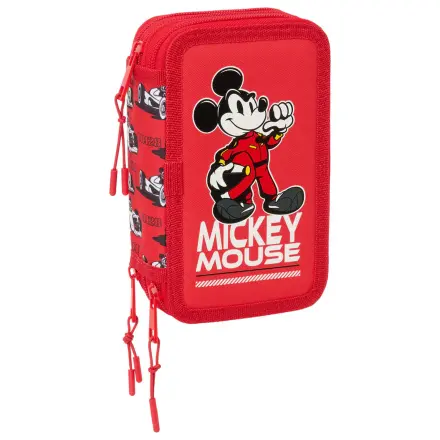 Disney Mickey & Friends Racing triple pencil case 37pcs product photo