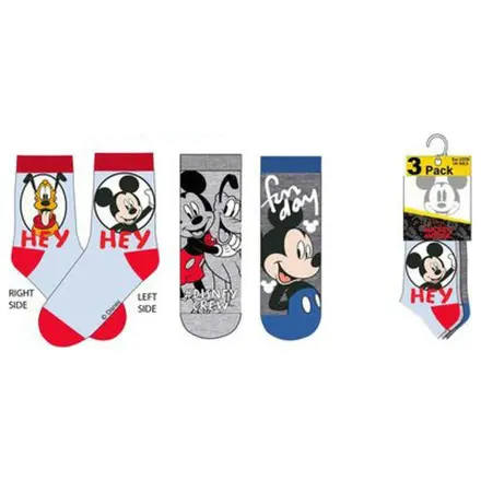 Disney Mickey Fun Day Kids' Socks 23/26 product photo