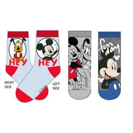 Disney Mickey Fun Day Kids' Socks 31/34 product photo