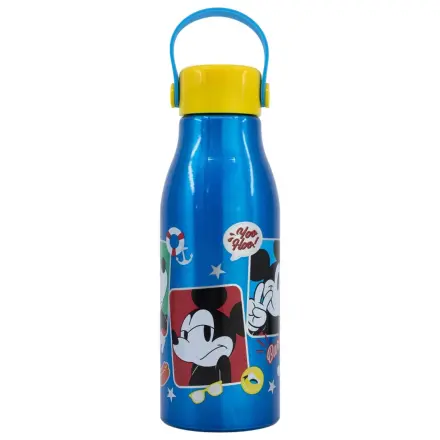 Disney Mickey Fun-Tastic Flexi Aluminum Water Bottle with Screw Cap and Hanger, 760 ml product photo