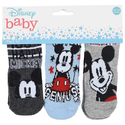 Disney Mickey Genius Blue baby socks 6-12 months product photo