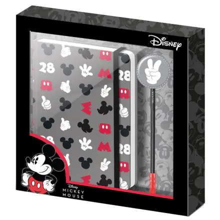 Disney Mickey Grey set diary + pen product photo