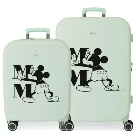 Disney Mickey Happiness ABS pack 2 trolley suitcases termékfotója