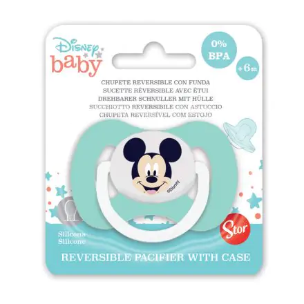 Disney Mickey Reversible Baby Pacifier with Case product photo