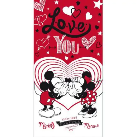 Disney Mickey Minnie microfiber beach towel product photo
