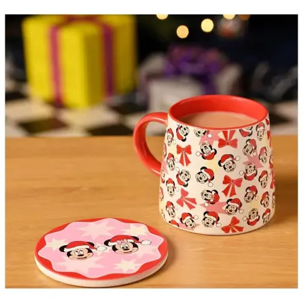 Disney Mickey & Minnie Mug & Coaster set 250ml product photo