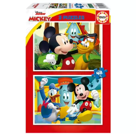 Disney Mickey Mouse Fun House puzzle 2x48pcs product photo