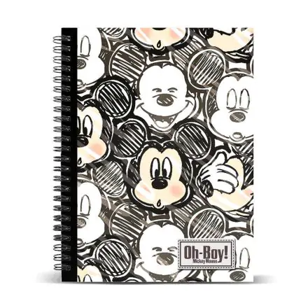 Disney Mickey Oh Boy A4 notebook product photo