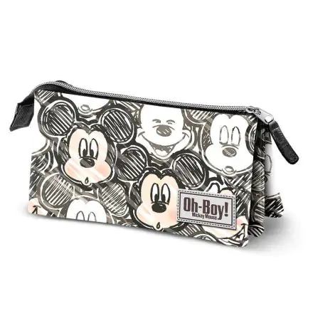 Disney Mickey Oh Boy triple pencil case product photo