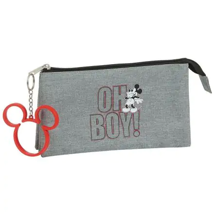 Disney Mickey Oh Boy triple pencil case product photo