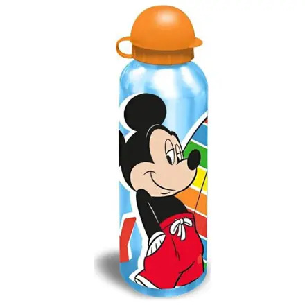 Disney Mickey Rainbow aluminum water bottle with drinking cap 500 ml product photo