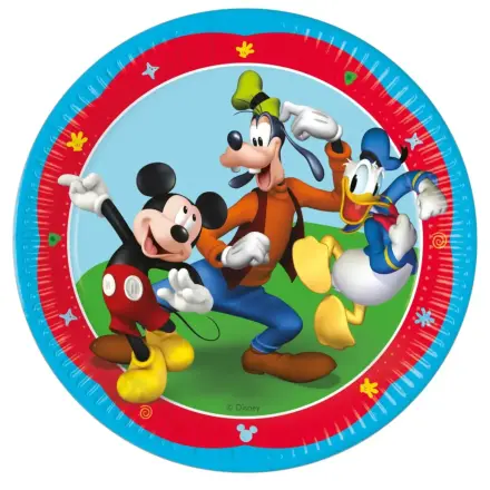 Disney Mickey Rock the House Paper Plates 8 pcs 23 cm FSC product photo