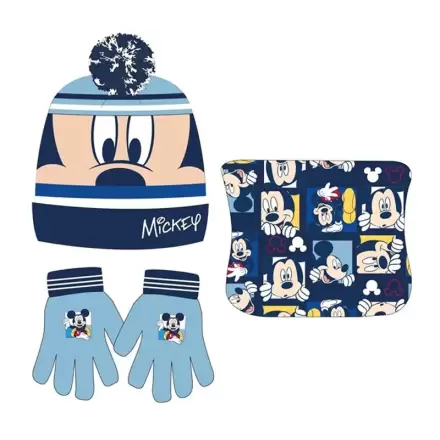 Disney Mickey winter set snood hat gloves product photo