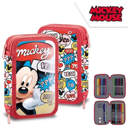 Disney Mickey Mouse filled two-story pencil case product photo