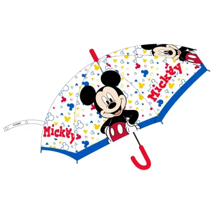 Disney Mickey Toontown Kids' Semi-Automatic Transparent Umbrella Ø74 cm product photo
