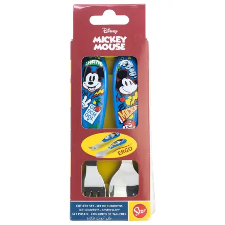 Disney Mickey True Champions Metal Ergo Cutlery Set - 2 Piece product photo