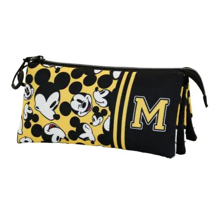 Disney Mickey Yellow triple pencil case product photo