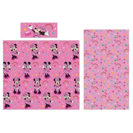 Disney Minnie coral sheets set bed 105cm product photo
