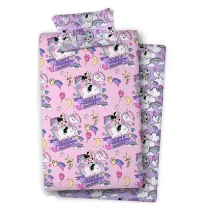 Disney Minnie coral sheets set bed 90cm product photo