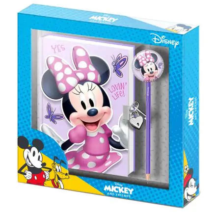 Disney Minnie Butterflies set diary + pen product photo