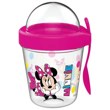 Disney Minnie Chill cup with snack holder lid and spoon 350 ml product photo