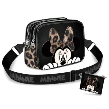 Disney IBiscuit Shoulder Bag & Card Holder / Mini Purse Minnie Mouse Classic product photo