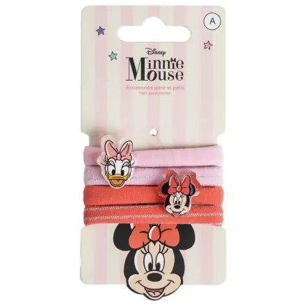 Disney Minnie Daisy Hair Tie Set 4-pack product photo
