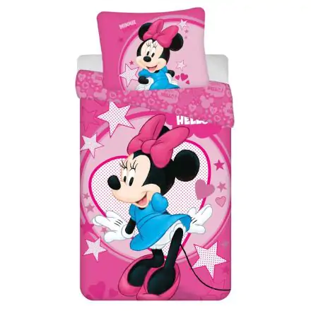 Disney Minnie Hello Microfiber Duvet Cover 140x200cm, 70x90 cm product photo
