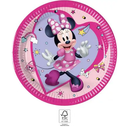 Disney Minnie Junior paper plates 8 pcs 20 cm FSC product photo