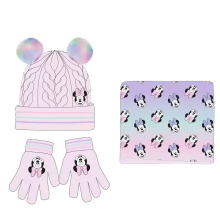 Disney Minnie snood hat gloves set termékfotója