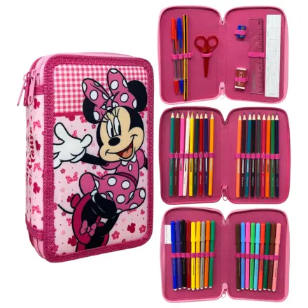 Disney Minnie Lovely Charm Pencil Case Filled 3-Tier product photo