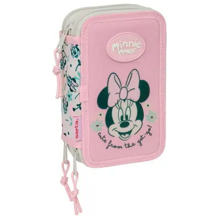 Disney Minnie Minty triple pencil case 37pcs product photo