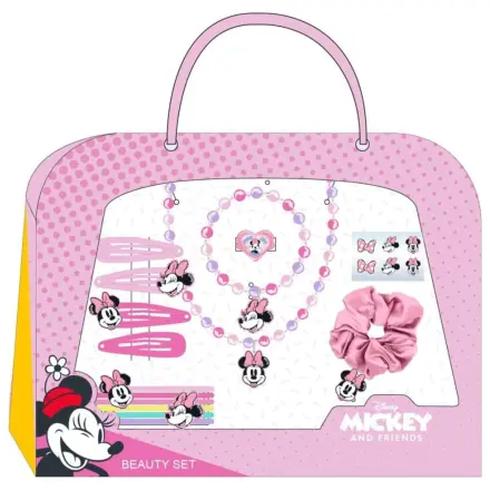 Disney Minnie Pink Hair Accessory and Jewelry Set 15 pcs product photo