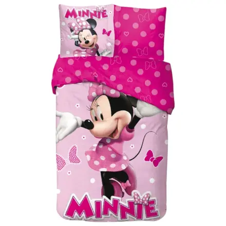 Disney Minnie Pink Polka Bow Duvet Cover product photo